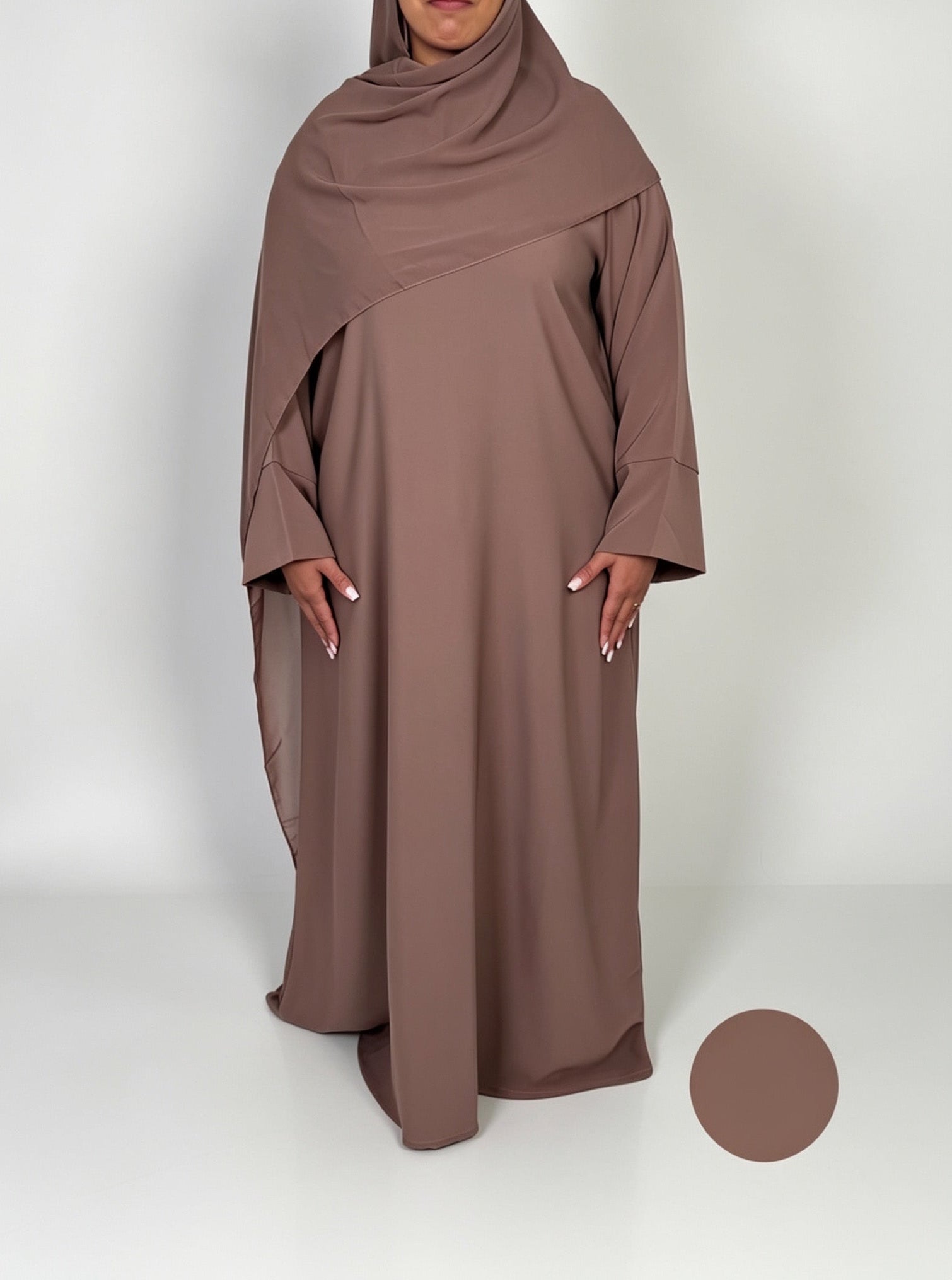 ABAYA L'ESSENCE TAUPE